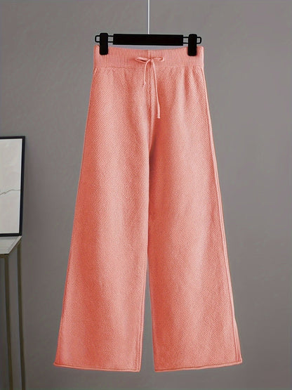 Comfortable Women's Casual Knit Sweater Set