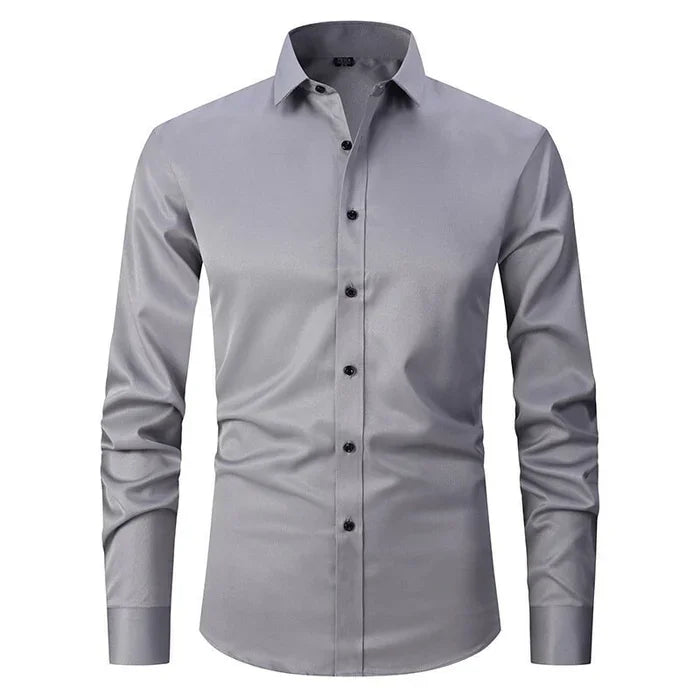 Men's Button Shirt Wrinkle Resistant Cotton