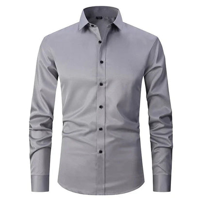 Men's Button Shirt Wrinkle Resistant Cotton