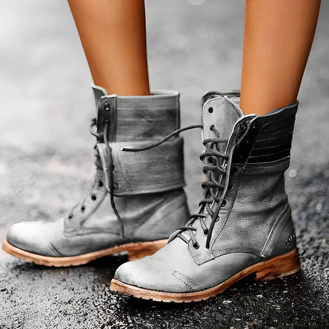 Chic Women's Ankle Combat Boots