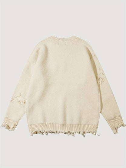 Women's Distressed Sweater