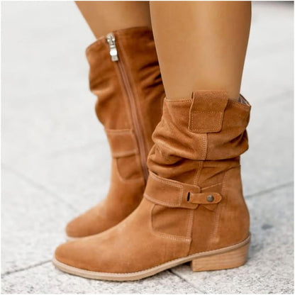 Luxury Suede High Heel Boots