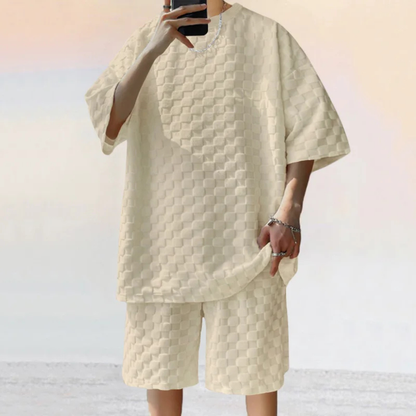 Men's Oversized Summer T Shirt And Shorts Set
