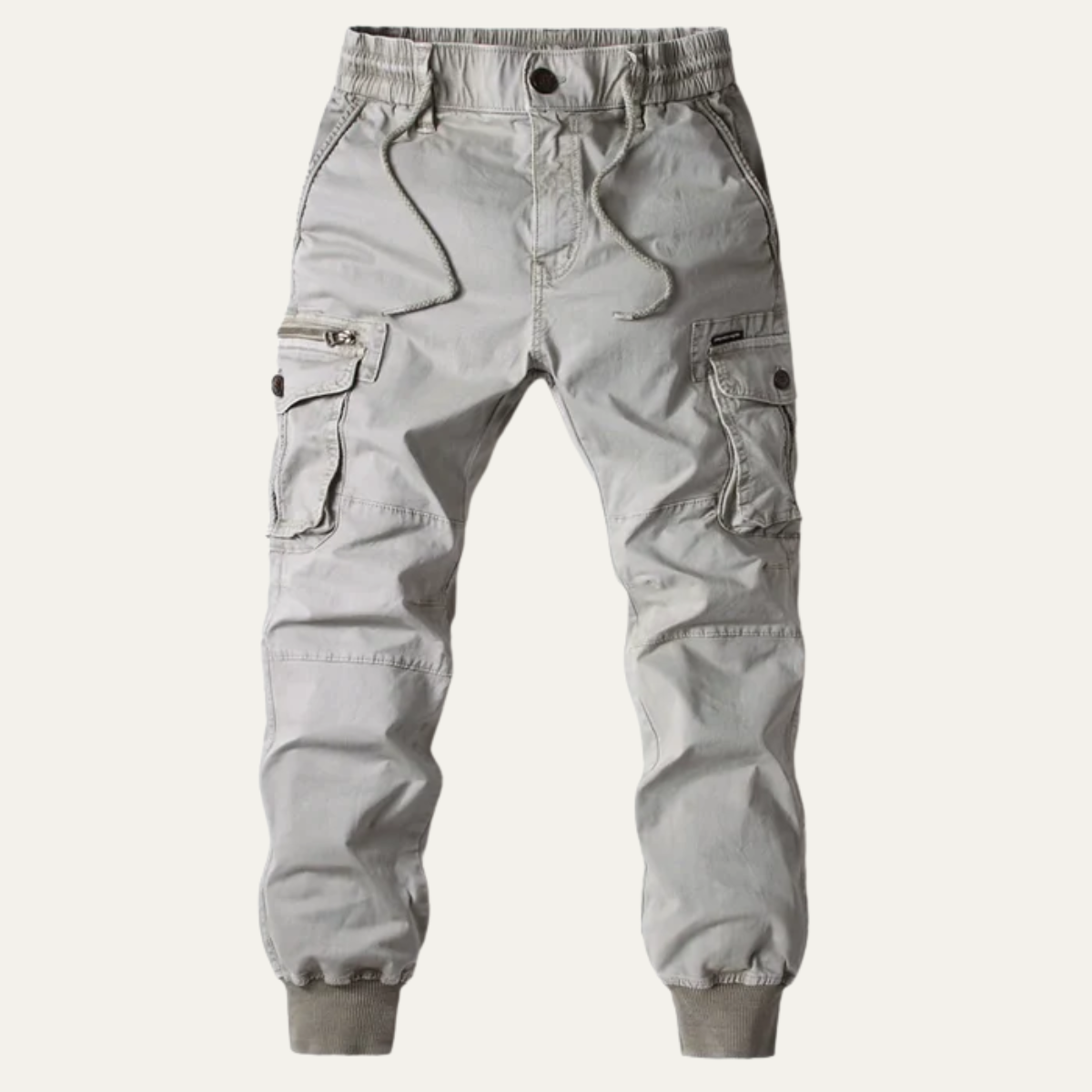 Men's Cotton Utility Pants With Pockets