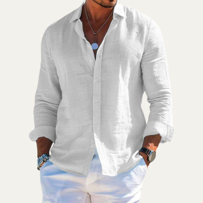 Men's Cotton Linen Casual Shirt