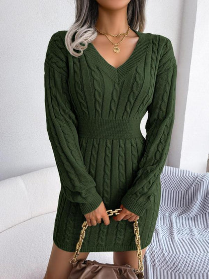 Comfortable V Neck Maxi Dress