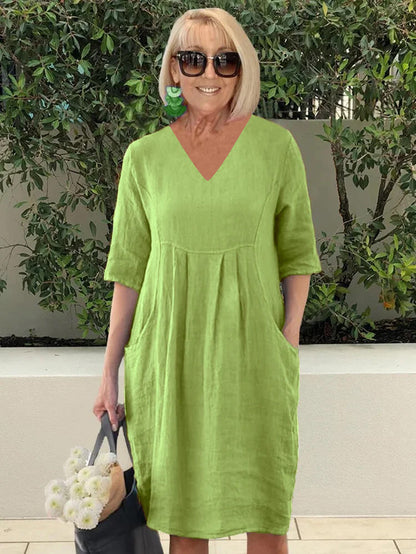 Relaxed Fit Cotton Beach Robe Dress for Women