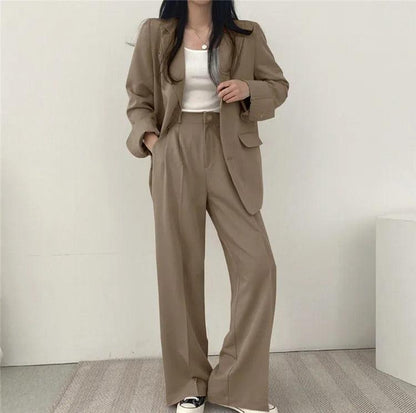 Classic Ladies Two Piece Suit Set