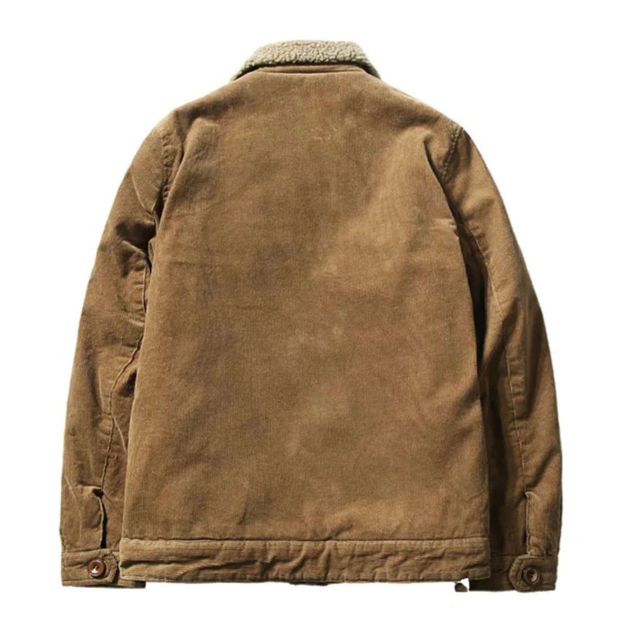 Montefalco Men's Corduroy Jacket Turn Down Collar