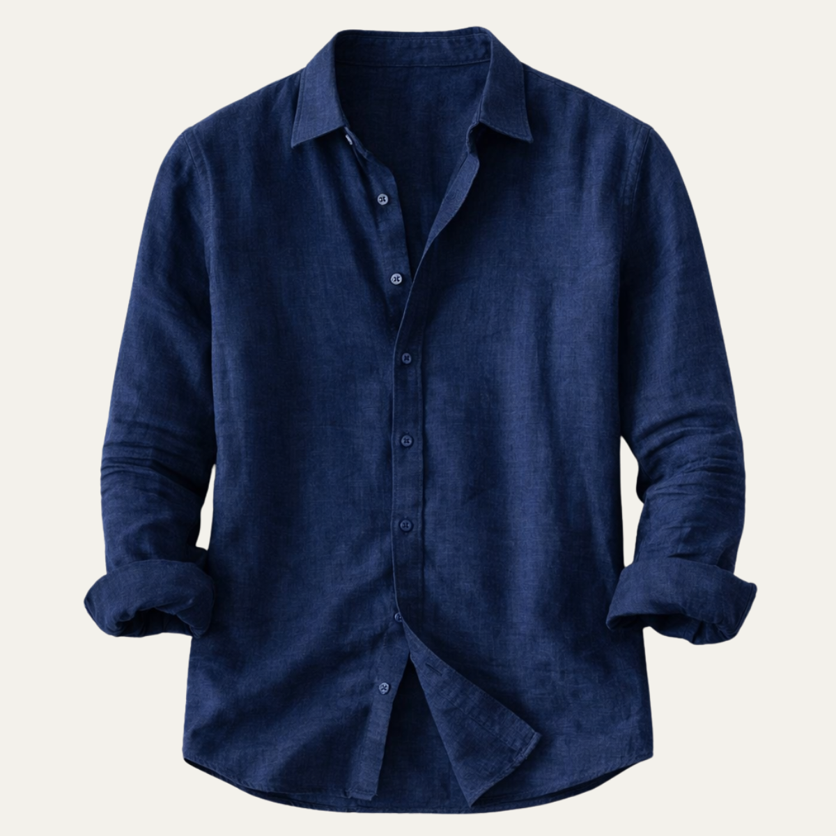 Men's Cotton Linen Shirt - VibreMode