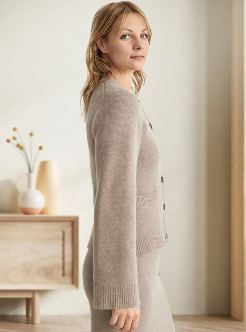 Women's Long Sleeve Flare Sweater Cozy Knit