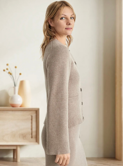 Women's Long Sleeve Flare Sweater Cozy Knit