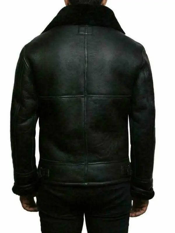 Men's Zip-Up Jacket Structured Collar