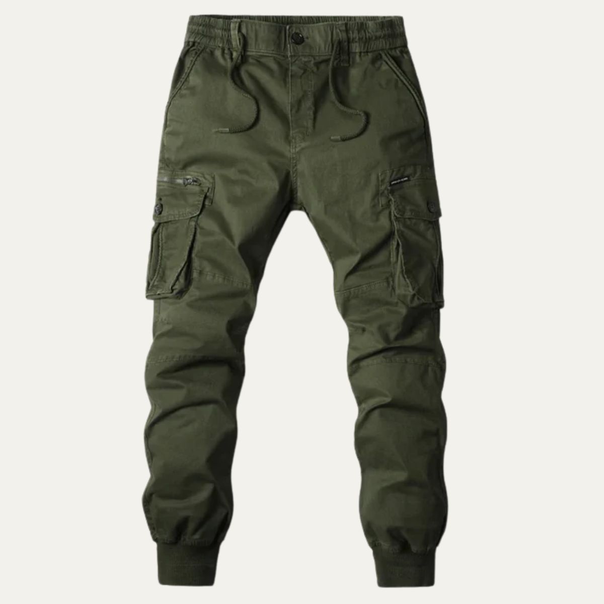 Men's Cotton Utility Pants With Pockets