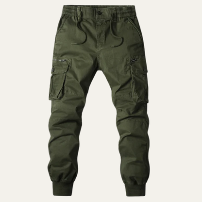 Men's Cotton Utility Pants With Pockets