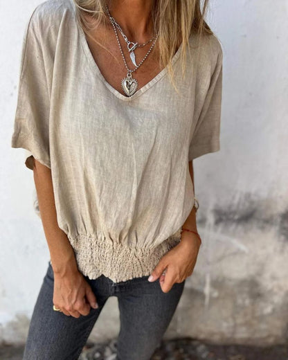 Casual Comfortable Summer Blouse