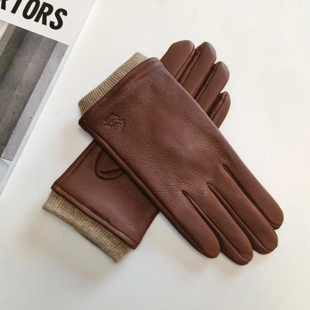 Men's Wool Knitted Winter Gloves