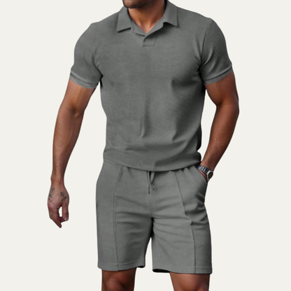Men's Trendy Shirt And Shorts Set