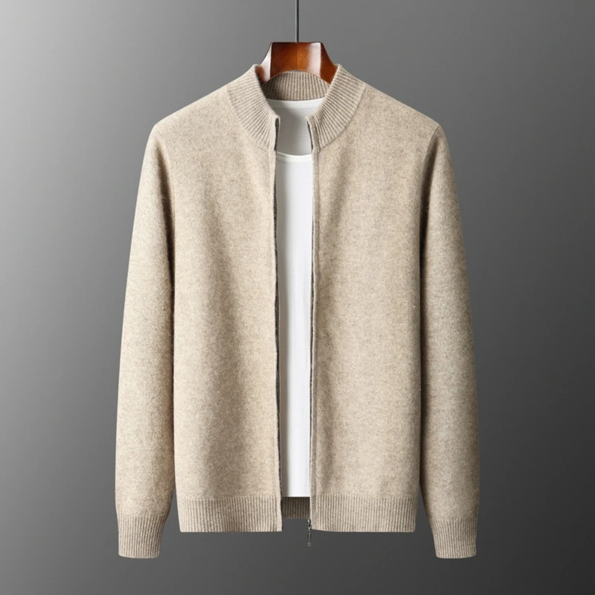 Oldmarket Men's Wool Cardigan Soft Knit
