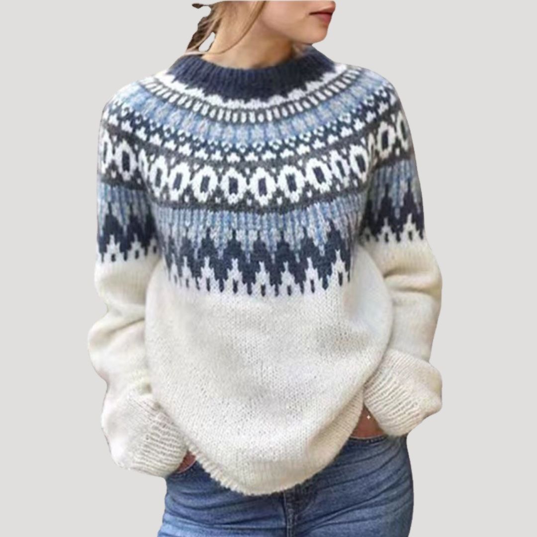 Pastel Floral Women's Spring Sweater - VibreMode