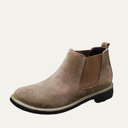 Men's Suede Chelsea Boots Black