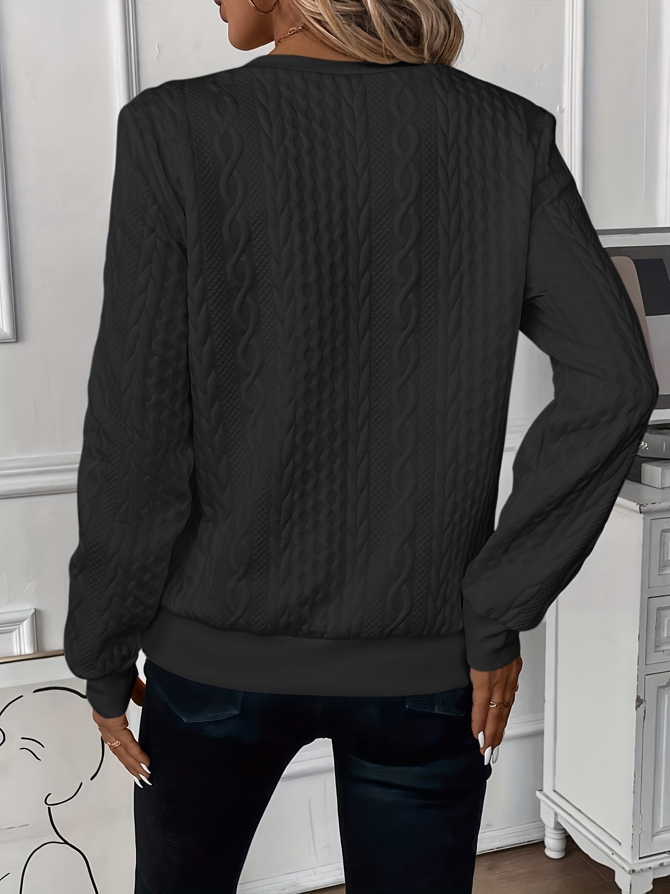 Stylish Zip Front Knitted Sweater