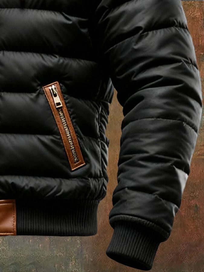 Warm Fleece Lined Puffer Coat