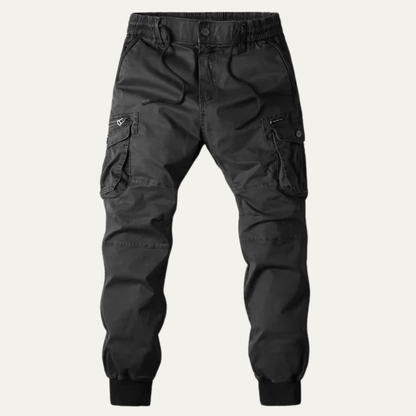Men's Cotton Utility Pants With Pockets