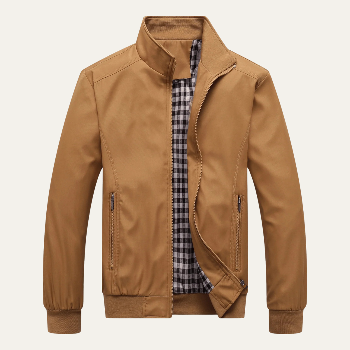 Men's Lightweight Bomber Jacket Zip Up Casual