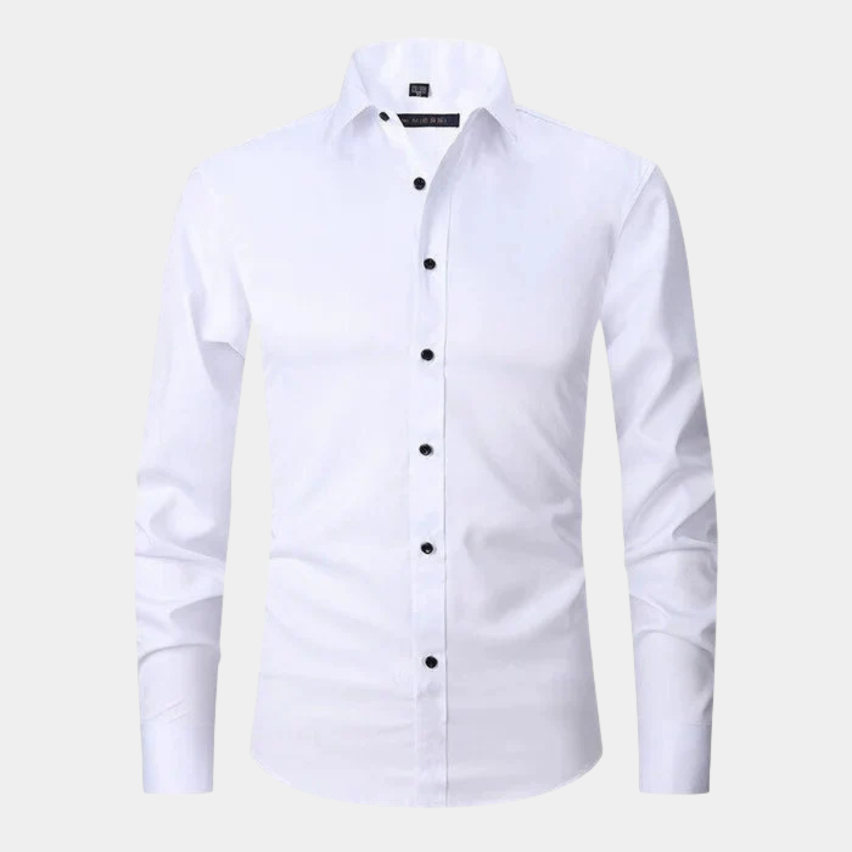 Men's Slim Fit Stretch Long Sleeve Dress Shirt