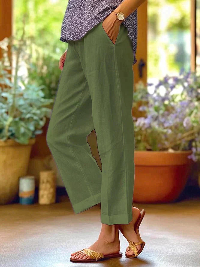 Breathable Cotton Summer Trousers