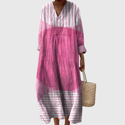 Ladies' Chic Layered Midi Dress