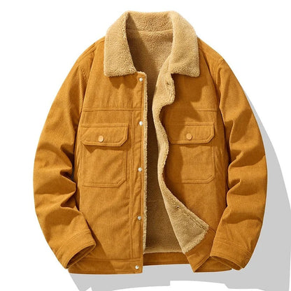 Aspen Corduroy Sherpa Jacket - VibreMode