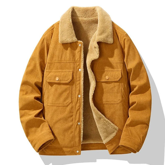 Aspen Corduroy Sherpa Jacket - VibreMode