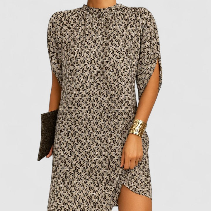 Casual Fit Women's Batwing Sleeve Midi Dress