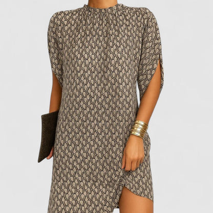 Casual Fit Women's Batwing Sleeve Midi Dress