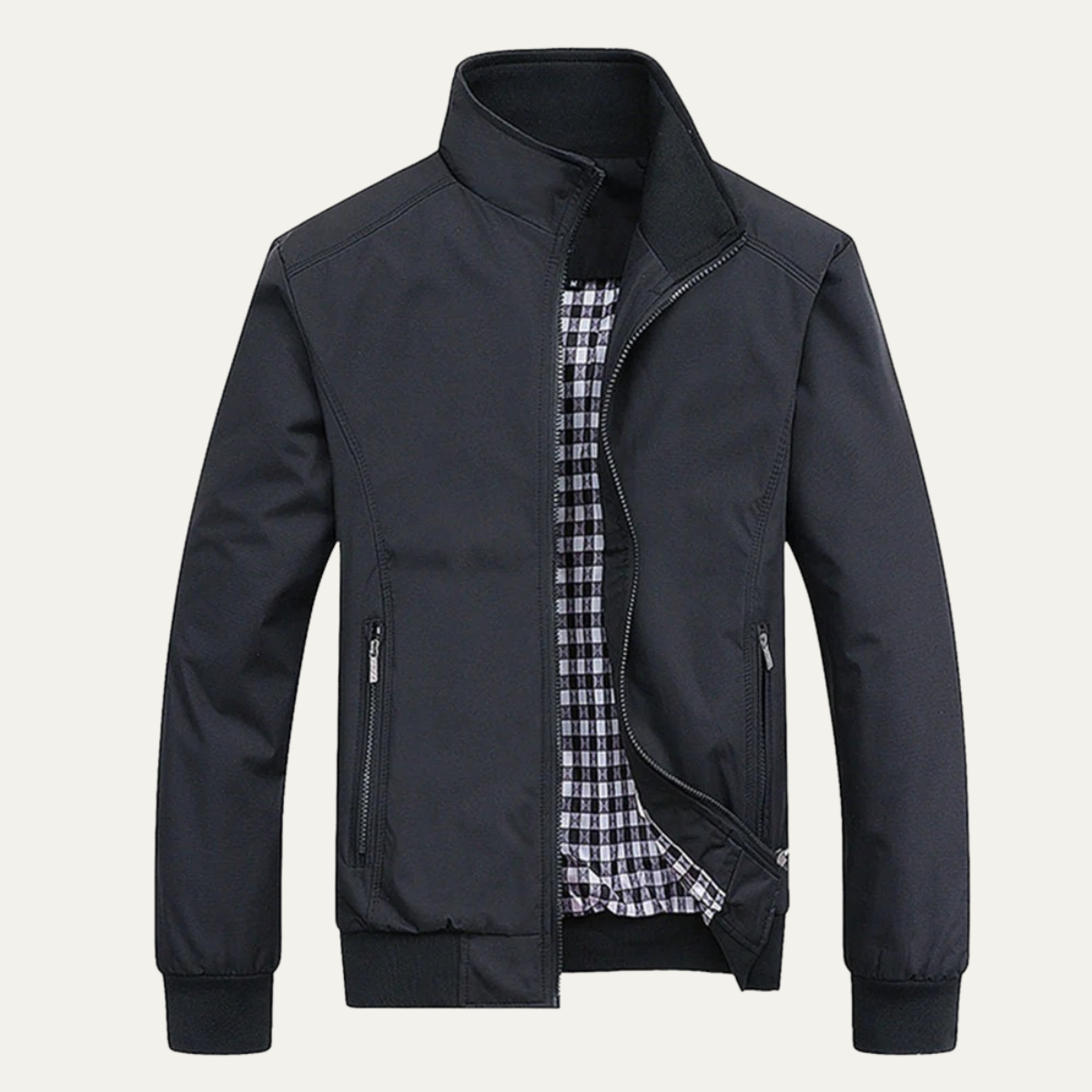 Men's Lightweight Bomber Jacket Zip Up Casual