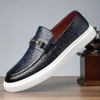 Chilton Men's Orthopedic Leather Slip On Shoes