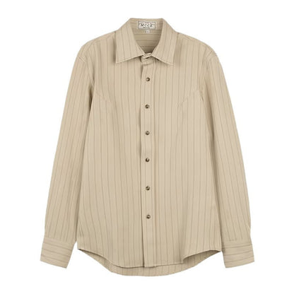 Men's Long Sleeve Button-Up Dress Shirt