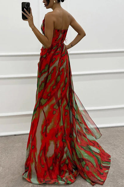 Women's Maxi Dress Floral Wedding Guest