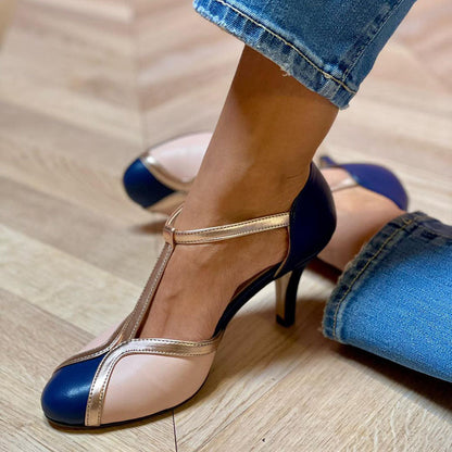 Vibrant Round Toe High Heel Pumps - VibreMode