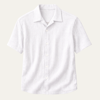 Men's Lightweight Button-Up Shirt - VibreMode