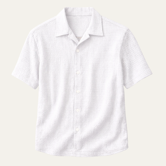 Men's Lightweight Button-Up Shirt - VibreMode
