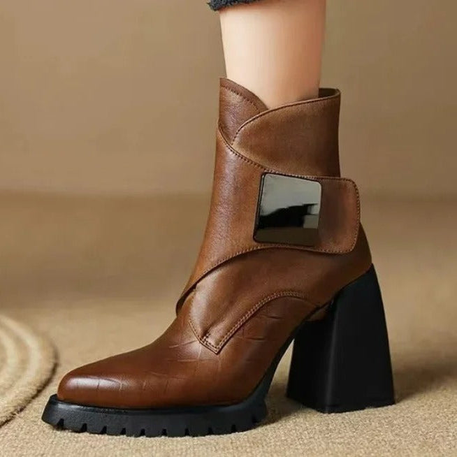 Women's Ankle Boots Strap Detail