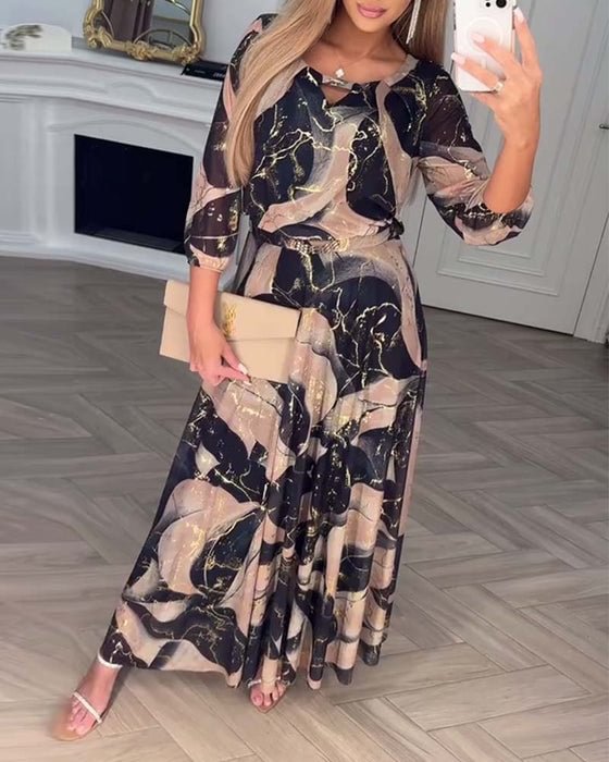 Beautiful Flowy Long Evening Dress