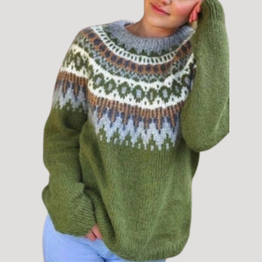 Pastel Floral Women's Spring Sweater