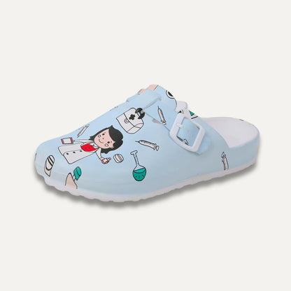 Comfortable Women's Slip On Nurse Clogs Lightweight Work Shoes