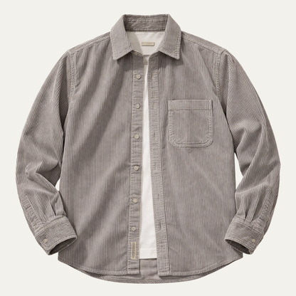 Vicenza Men's Corduroy Shirt Jacket Thick Retro - VibreMode
