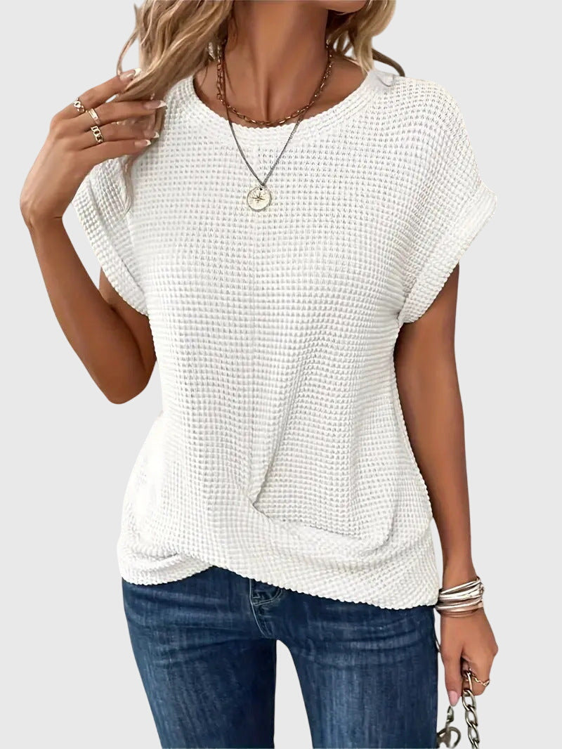 Relaxed Fit V-Neck T-Shirt For Women