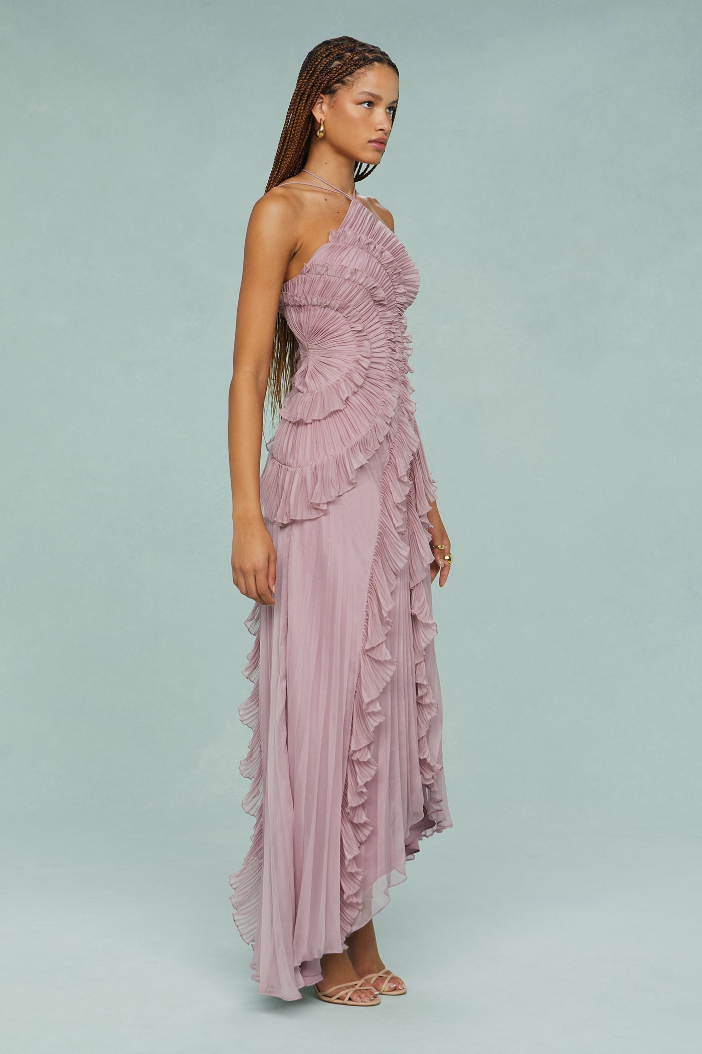Elegant Women's Halter Dress